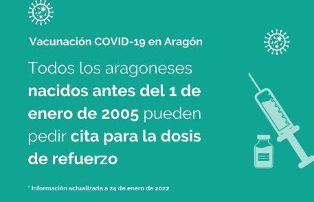 Imagen Todos los nacidos antes de 2005 pueden citarse ya para la dosis de refuerzo frente al COVID-19